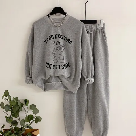 [브리치] 헤이븐 / 슈잔 베어 기모 트레이닝 세트(3color)