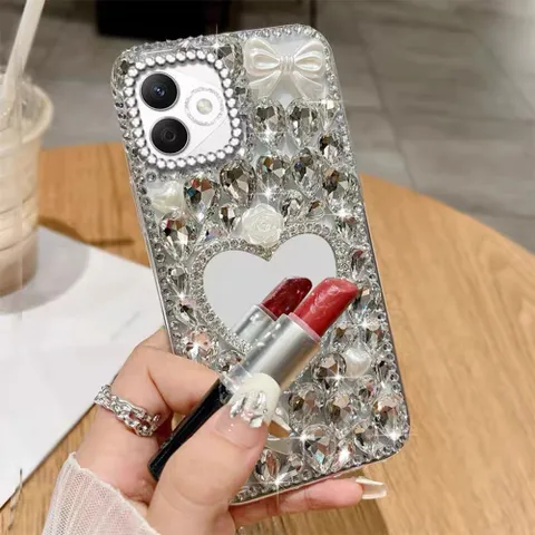 갤럭시노트10플러스 케이스/N976 블링블링 거울 쥬얼리 큐빅케이스