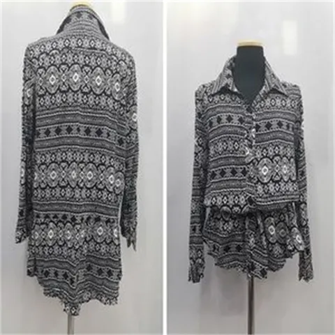 [오노마] ONM F1636/루즈핏 허리끈 롱원피스형 롱남방셔츠/블라우스 (7984480)