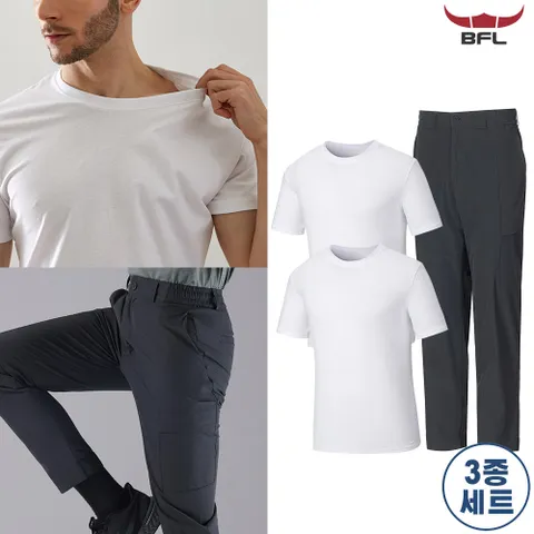 BFL 3종세트 반팔면티 2장+조거팬츠세트 S23MT012588