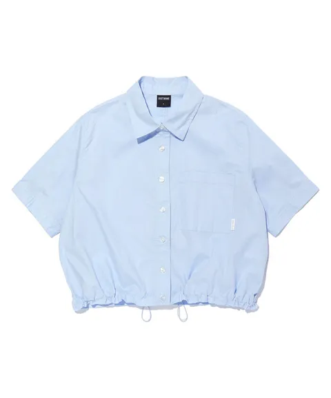 스트링 크롭 셔츠 SKY BLUE (LO2YF353-052)_GJA