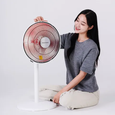 35cm 카본 램프 스텐드형 전기 히터 선풍기난로 EM-200H