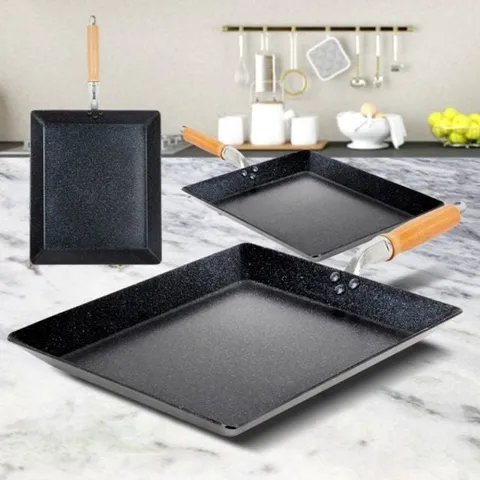 무쇠 프라이팬 계란말이 팬 철제 스테이크 스텐볶음팬 세라믹코팅 그릴펜구이 인덕션식당