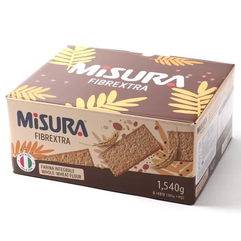 미주라 통밀 크래커 대용량 4박스 1.5kg / 건강 간식 추천
