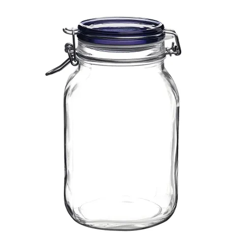 로코 피도 블루 2000ml 유리병 밀폐용기 저장 캐닝자