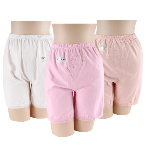 국산 여성 순면 100% 빅사이즈 자수 사각 속바지 DGJ