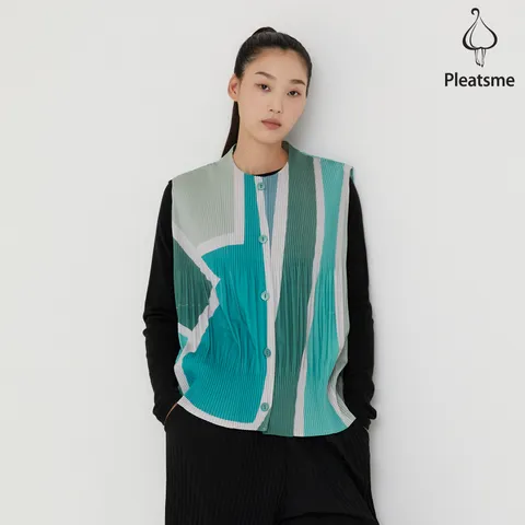 [최초가 159000원] 콜라주 프린트 버튼 베스트_PPVTF024005