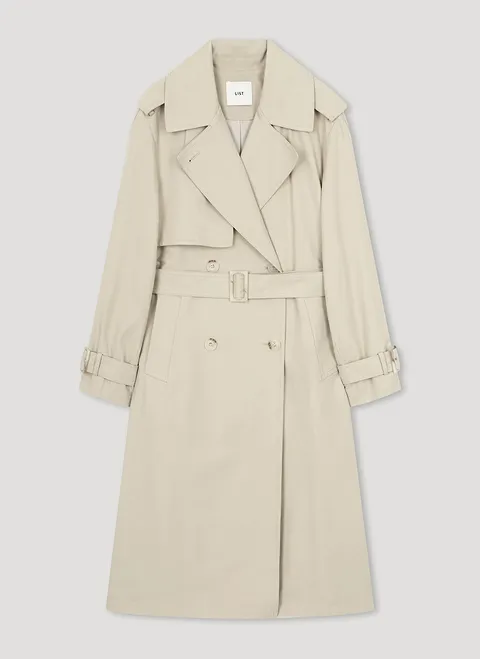 클래식 건플랩 트렌치코트 TWWBYO50010 463694