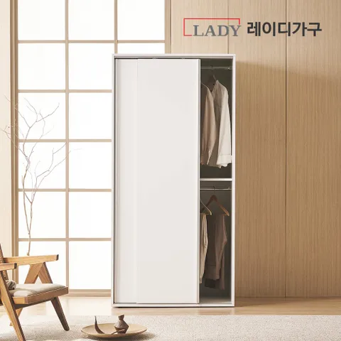 프리핏 키큰 슬라이딩 옷장 2단 행거형 1000