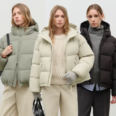 던스트 UNISEX HOODED LIGHT GOOSE DOWN JACKET_UDJU4D133