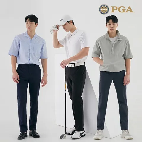 [ 1+1+1 ] PGA 남성 올 라운딩 골프바지 P4MPT3M