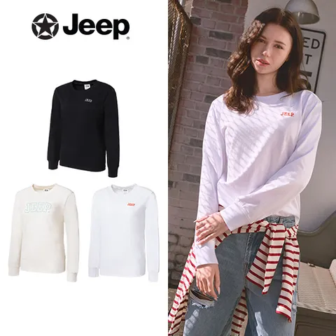 [Jeep]26SS 에센셜 긴팔 티셔츠 여성 3종