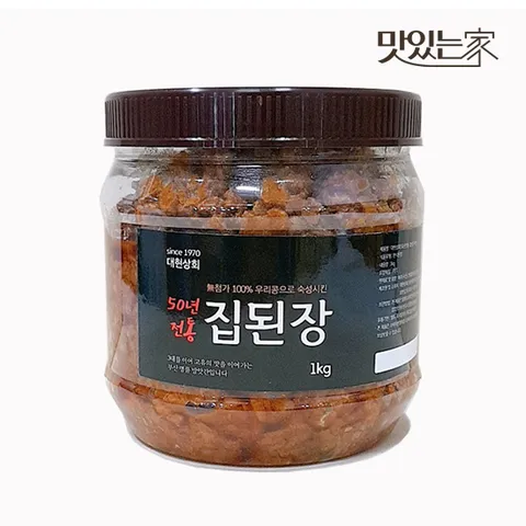 50년전통  국산 전통 집된장 1kg