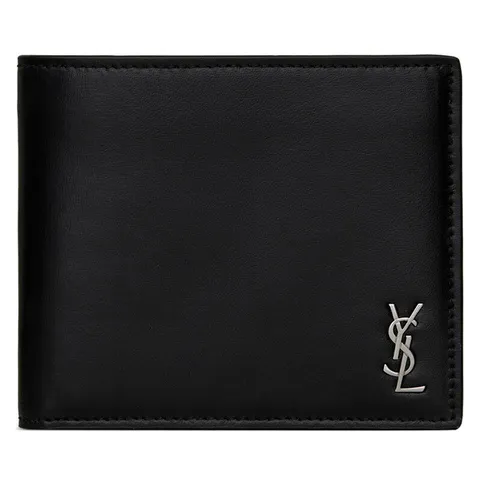 [명품]  타이니 실버 로고 남성 반지갑 6077271JB0E1000