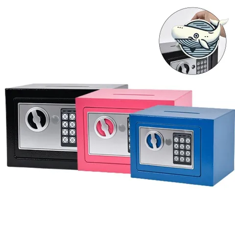 안전한 통장 보관함 개인용 비밀 금고 소형 금고 미니금고 사물함 통장 현금