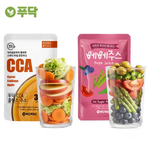 푸드닥터S 반반주스 CCA주스 X 빼빼주스 30팩