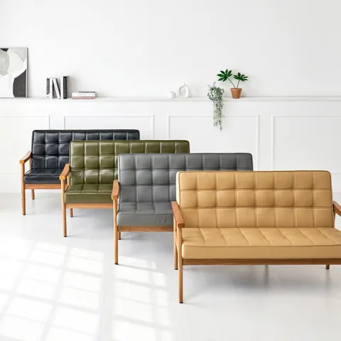 디자인7069 2인 가죽소파 4 color 착불