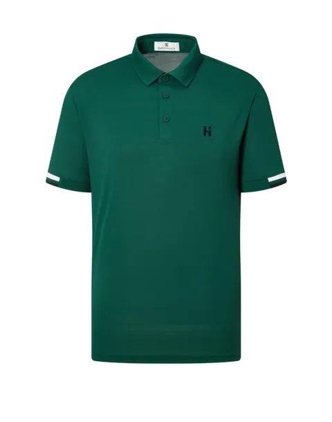 [헤지스 골프] [[23SS]] HUTS3B920E3 그린 라인배색 반팔폴로티셔츠