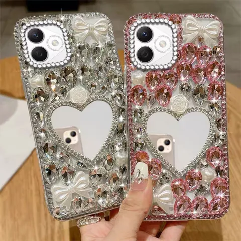 갤럭시노트20울트라 케이스/N986 블링블링 거울 쥬얼리 큐빅케이스