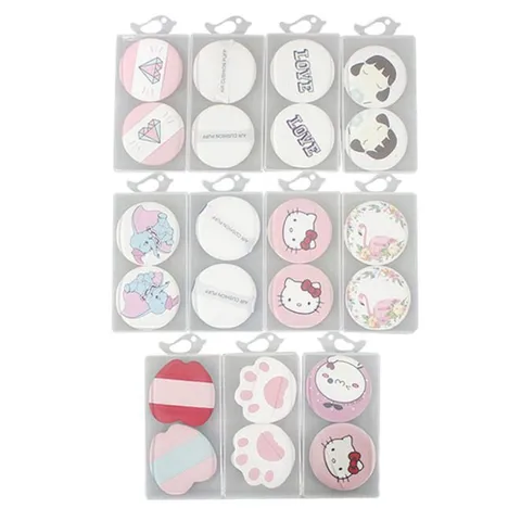 파우더 팩트 퍼프 2p 쿠션 팩트 화장 메이크업 쿠션 파우더팩트 커버쿠션 커버쿠션