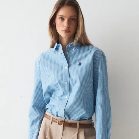 스티브 루즈핏 셔츠 / WHYAE2304_DG