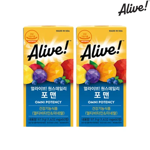 멀티비타민 포 맨 60정 2병