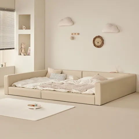 뉴 가드형 저상형 패밀리침대 SS+Q_독립베이직