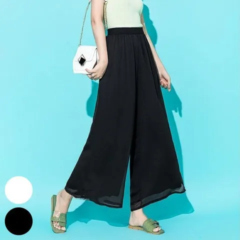 여신와이드쉬폰밴딩팬츠 403J986S 빅사이즈 여성 (14117099)