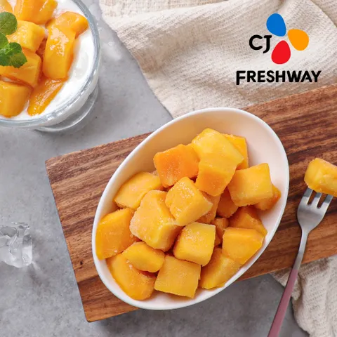 이츠웰 달콤한 아이스 골드 망고다이스 1kg 4개/베트남산