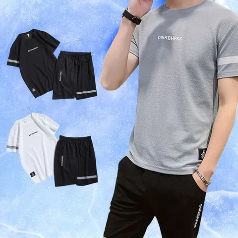 [하프클럽]  남성 스포츠웨어 세트 편한 쿨링 밴딩 축구 헬스 운동