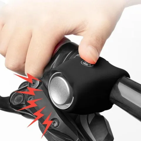 바이크혼 자전거 전기 벨 실리콘 방수 전자 경적 알람 바이크혼 벨 방수 경적