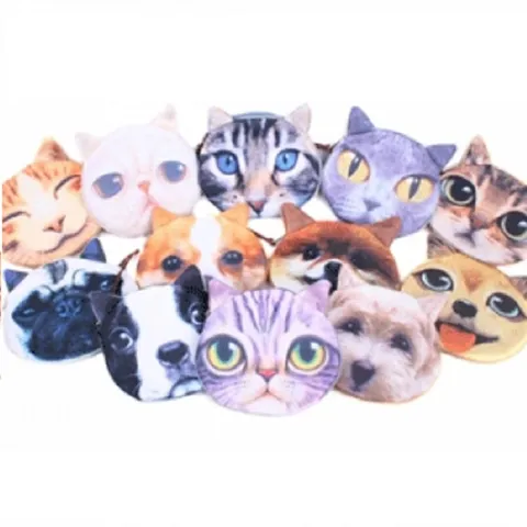 애니멀 동전지갑 (고양이/강아지) (2개단위) (CB024) 동전지갑 동전케이스