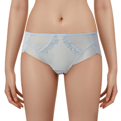 [롯데백화점](언더웨어)](대박할_인) 소프트터치 쿨 링매쉬 햄팬티 스킨블루 2컬러 택 1 BP1931P