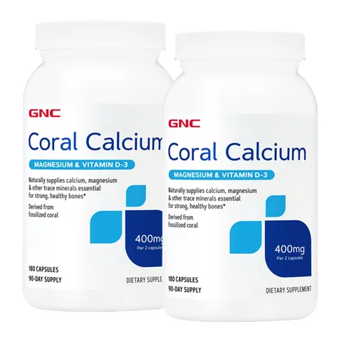 [해외직구] 지앤씨 코랄 칼슘 180캡슐 X 2