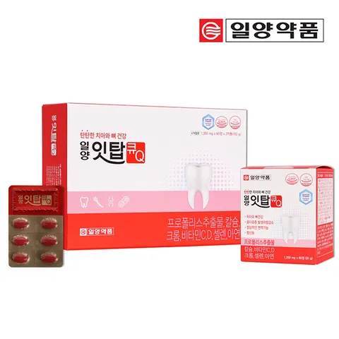 일양약품 치아 뼈 건강 프로폴리스 잇탑큐 360정 12개월