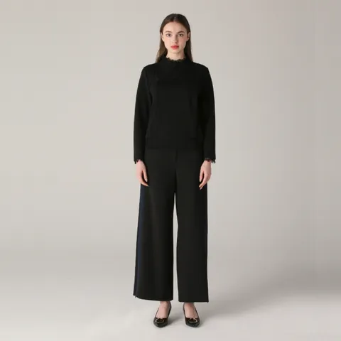 [롯데백화점][손정완]레이스 시보리 티셔츠 ZDR51060