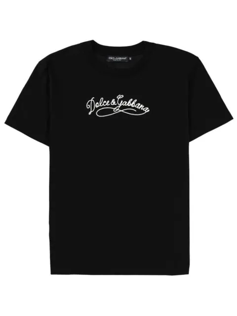 [해외직구] 26SS  자수 저지 티셔츠 F8V42Z GDDL1N0000 Black