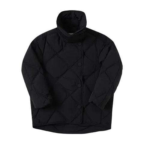 QUEEN JACKET TWILL BLACK 퀸 트윌 블랙 여성 패딩
