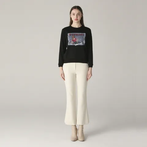 [롯데백화점][손정완]페미닌 프린트 티셔츠 ZDR51092