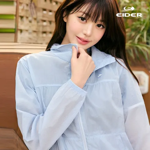 [롯데백화점] (정상)](장원영바람막이) 시어 여성 경량 셔링 자켓 여자경량자켓 (3컬러) DWM26156