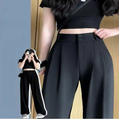 면접 신상 와이드 여성와이드 일자 여성슬랙스 슬림