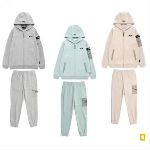 [내셔널지오그래픽키즈] 1포켓 후드집업 트레이닝 세트 K231UFT010K231UPT020 428519