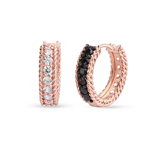 [아이비골드] 14K 링링 투톤 귀걸이 CE1576300