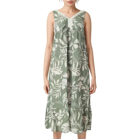 [롯데백화점](언더웨어)](커플) 리조트룩 스타일의 커플 원피스 홈웨어세트 GW1930T EZ2930B