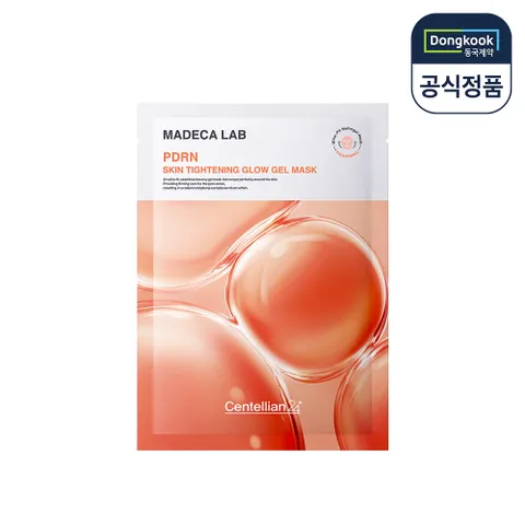 동국제약  마데카 랩 피디알엔 스킨 타이트닝 글로우 겔 마스크팩 1매