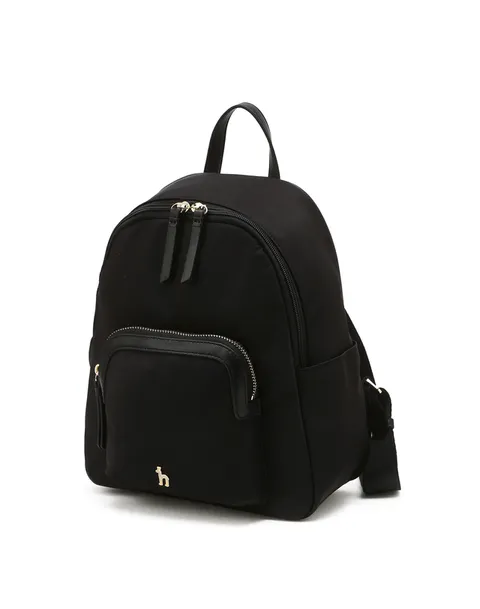 LL[선물포장]블랙 단색 나일론 미니백팩 HIWA5F452 463694