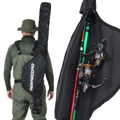 [하프클럽] 휴대용 릴장착 접이식 소프트 로드케이스 낚시대 가방 137cm