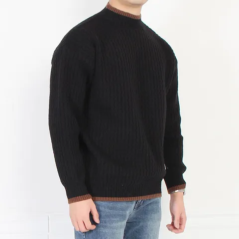 마인플로우 겨울 남성용 폴라티 RM8892반폴라