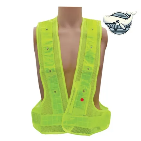 형광 안전조끼 야간 작업용 LED 점멸 신호 신호수조끼 야간조끼.공사조끼 작업조끼