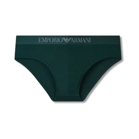 [롯데백화점][엠포리오 아르마니 언더웨어]남성 로고 밴딩 솔리드 코튼 브리프 삼각팬티 (0815311032)